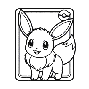Eeve Pokémon Card Easy Drawing
