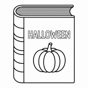 Halloween Book Easy Drawing