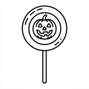 Halloween Candy Easy Drawing