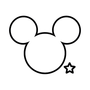 Mickey Logo Easy Drawing