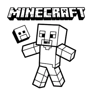 Minecraft Cartoon Easy Drawing