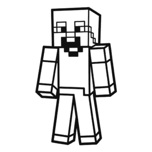 Minecraft Character Easy Drawing
