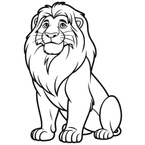 Mufasa from The Lion King Easy Drawing