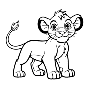 Original Lion King Easy Drawing