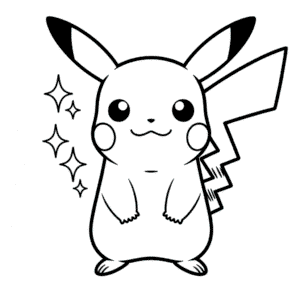 Original Pikachu Easy Drawing