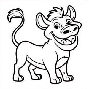 Pumbaa from The Lion King Easy Drawing