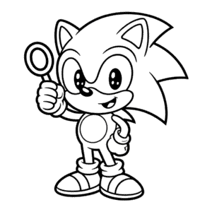Chibi Sonic Easy Drawing