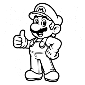 Cool Mario Easy Drawing