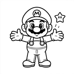Cute Kawaii Mario Easy Drawing