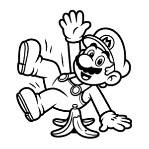Funny Mario Easy Drawing